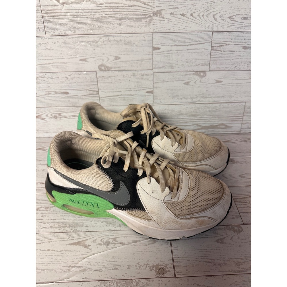 Nike Air Max Excee Retro Sporty 9.5 Light Bone Green Strike Black Sneakers